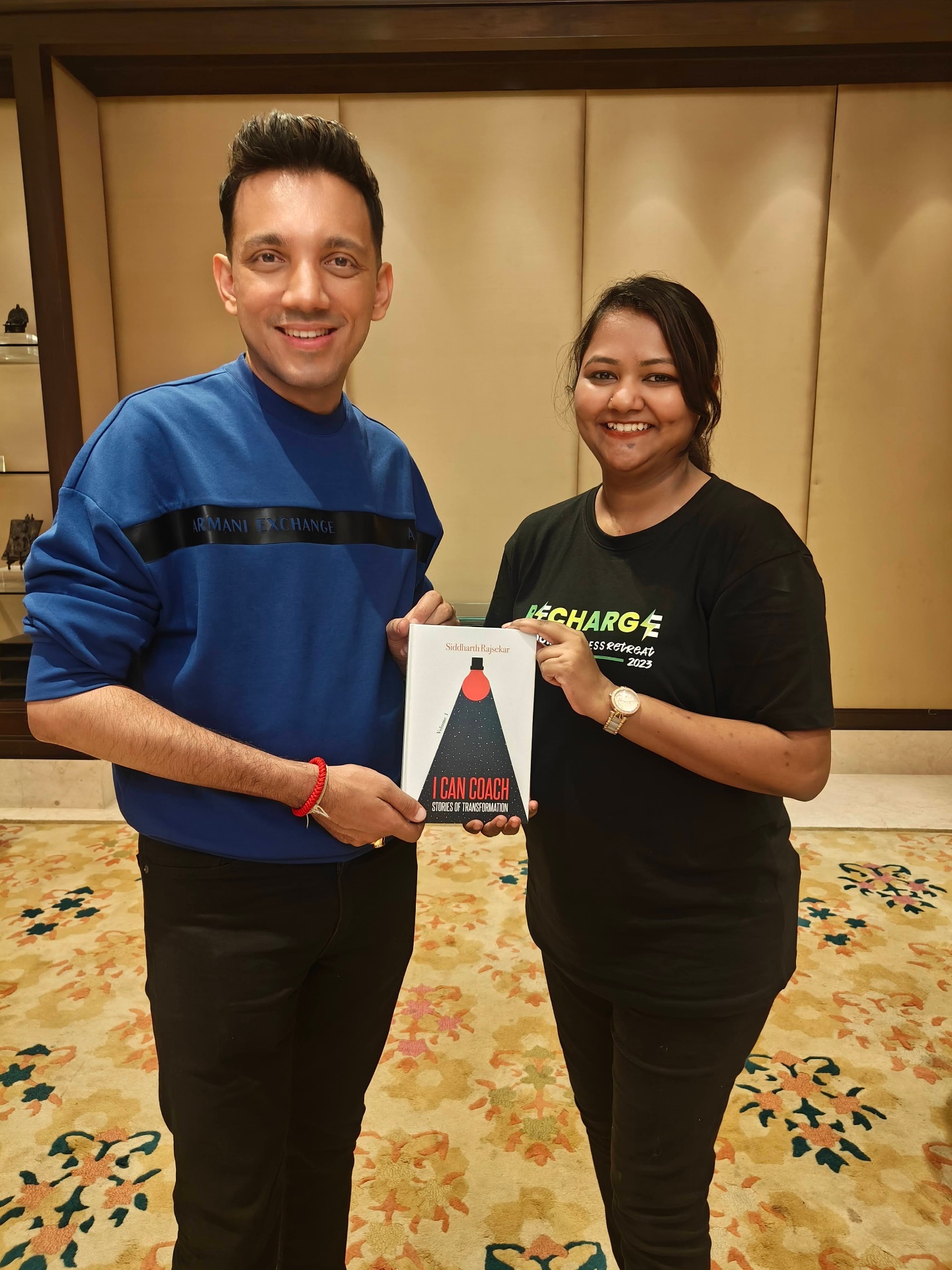 With mentor Siddharth Rajsekar — "I Can Coach"